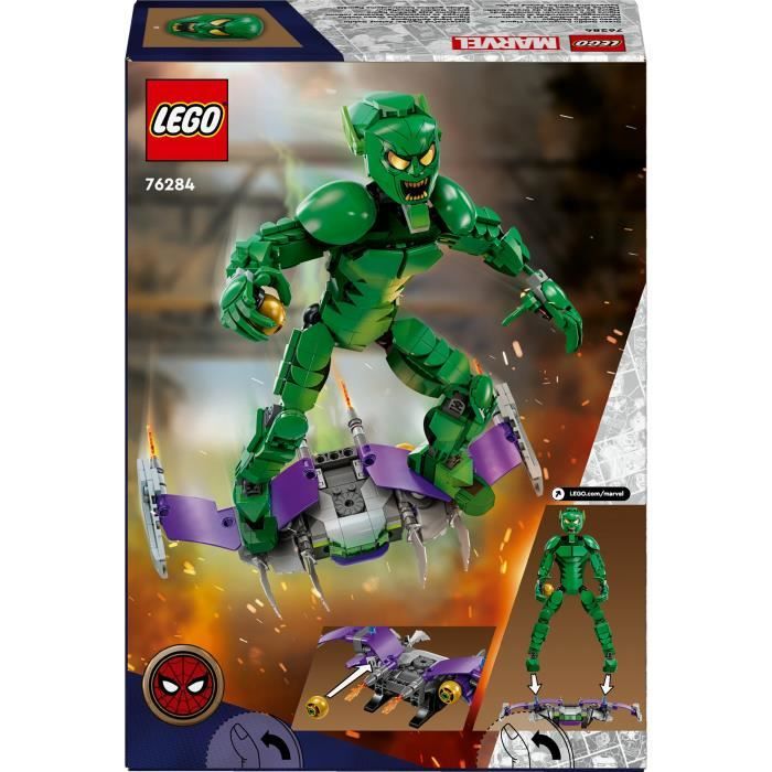 LEGO Marvel 76284 Figurine du Bouffon Vert a Construire Jouet Enfant Super-héros