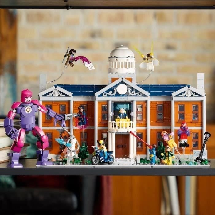 LEGO Marvel 76294 Exclu Cdiscount Les X-Men : l'institut Xavier - Cadeau d'anniversaire avec super-héros