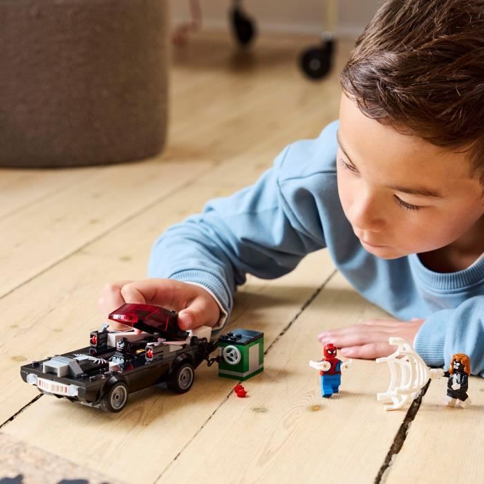 LEGO Marvel 76309 Spider-Man contre le bolide de Venom - Jouet de construction des 7 ans