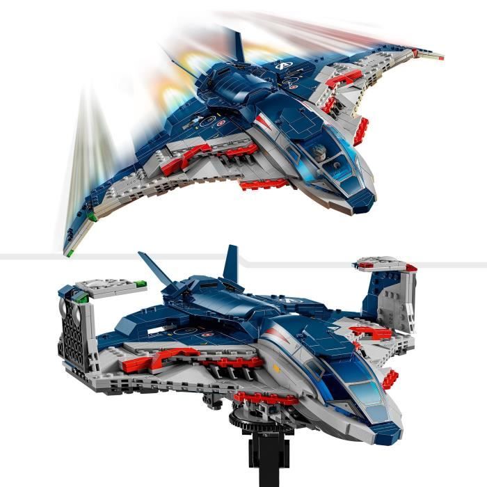 LEGO | Marvel 76325 Le Quinjet d'Avengers : L'ere d'Ultron - Jeu enfant des 10 ans