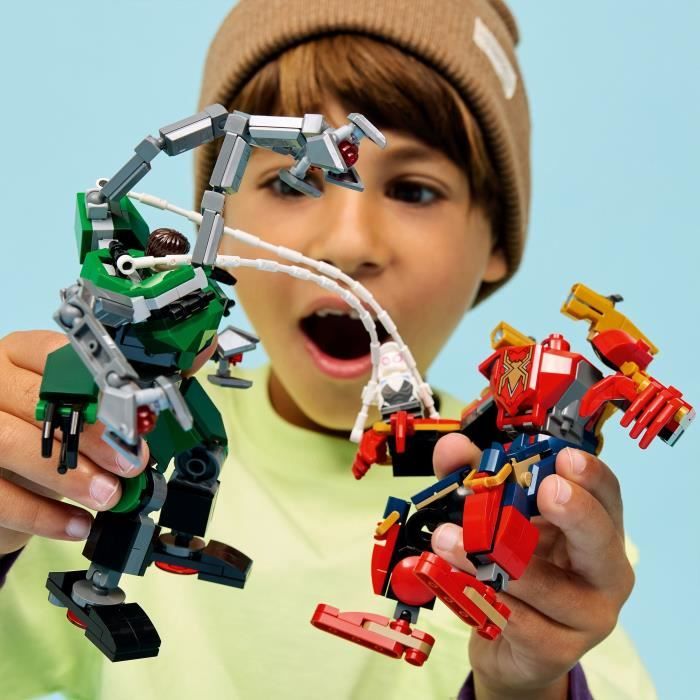 LEGO | Marvel 76338 Le Combat des Robots : Spider-Man contre Docteur Octopus - Jeu 6 ans