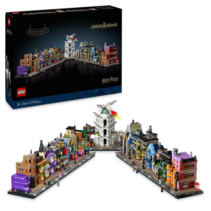 LEGO Harry Potter 76444 Les boutiques magiques du Chemin de Traverse - Set pour adultes