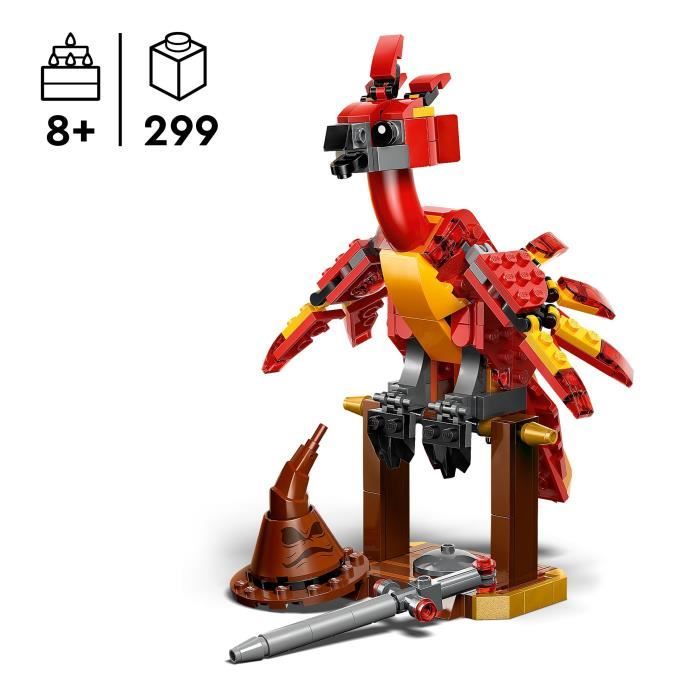 LEGO Harry Potter 76448 Fumseck : Le Phénix de Dumbledore - Jouet Des 8 Ans