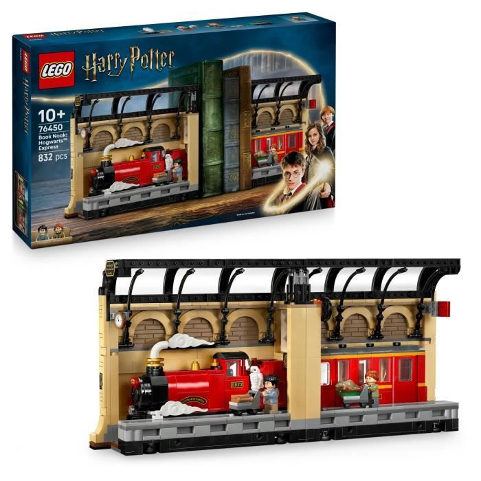 LEGO Harry Potter 76450 Book Nook : le Poudlard Express - Jeu pour Garçon des 10 Ans