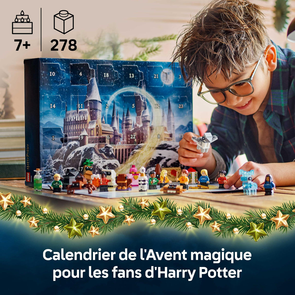 LEGO Harry Potter 76456 Le Calendrier de l'Avent 2025 - Jeu avec 24 Surprises des 7 ans