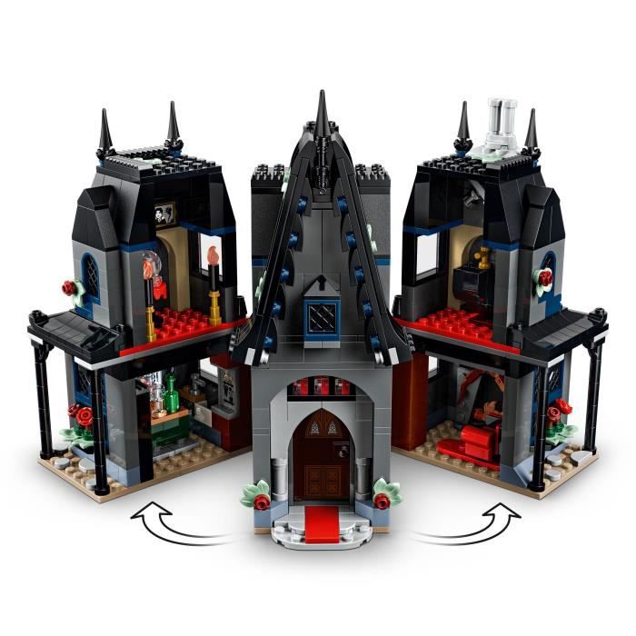 LEGO Mercredi 76786 Exclu Cdiscount Le Manoir de Morticia - Jeu de Construction des 10 ans - Mini-Poupées