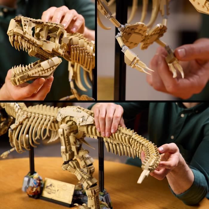 LEGO Jurassic World 76968 Exclu Cdiscount Les Fossiles de Dinosaures : le Tyrannosaurus Rex - Pour Adulte