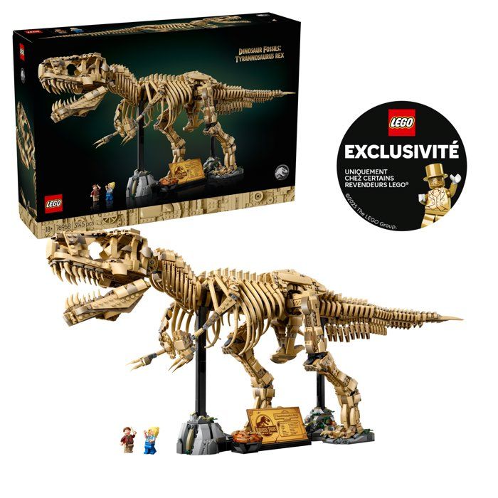 LEGO Jurassic World 76968 Exclu Cdiscount Les Fossiles de Dinosaures : le Tyrannosaurus Rex - Pour Adulte
