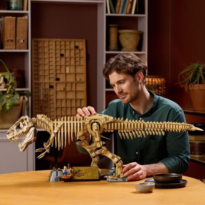 LEGO Jurassic World 76968 Exclu Cdiscount Les Fossiles de Dinosaures : le Tyrannosaurus Rex - Pour Adulte