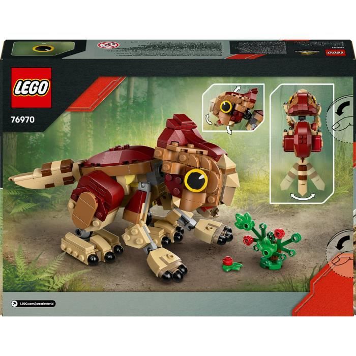 LEGO Jurassic World 76970 Dolores, le Bébé Aquilops - Jeu de Construction des 7 ans