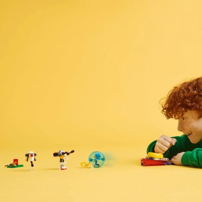 LEGO Sonic the Hedgehog 77001 Conflit au feu de camp de Sonic Jouet pour enfants des 7 ans