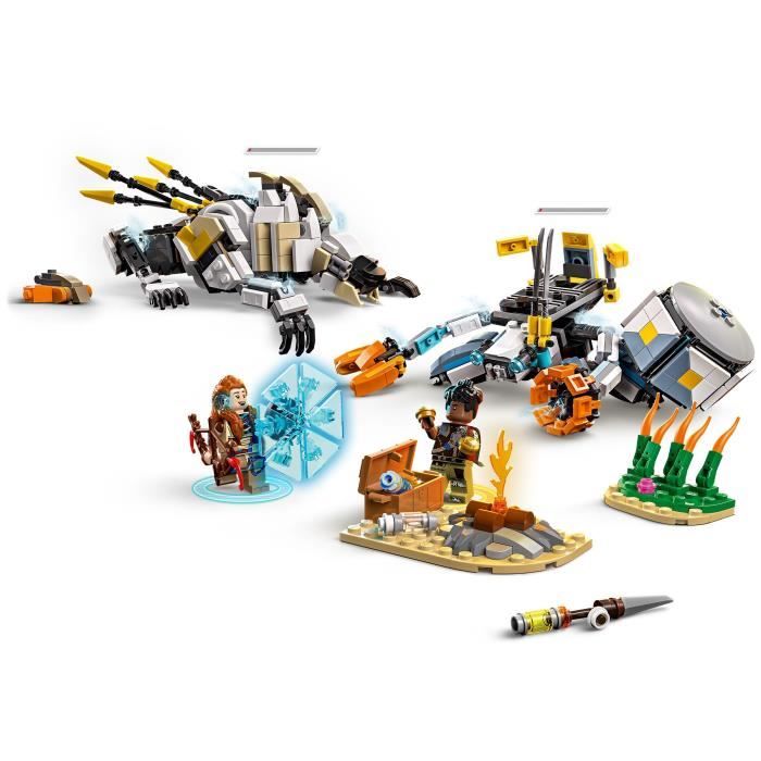 LEGO Horizon Adventures 77037 Aloy et Varl contre Testudien et Dents de scie - Jeu 9 ans