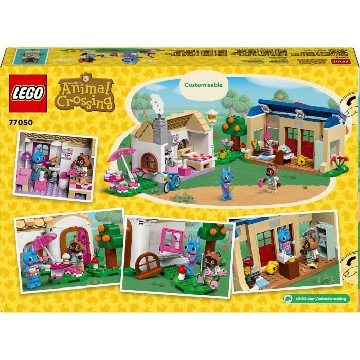 LEGO Animal Crossing 77050 Boutique Nook et Maison de Rosie, Set de Construction Créatif