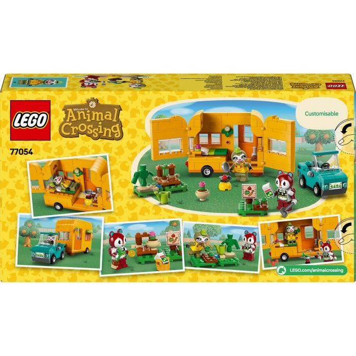 LEGO Animal Crossing 77054 Caravane et stand de jardinage de Racine - Jouet voiture