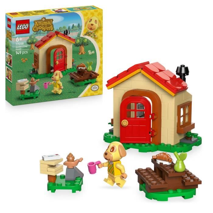 LEGO Animal Crossing 77058 La Maison Douillette de Mirza - Jouet des 6 ans