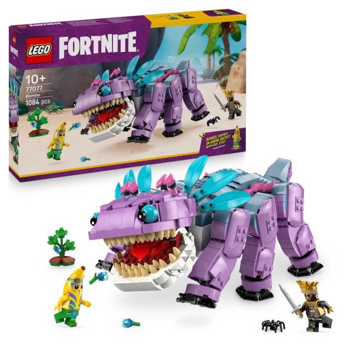 LEGO Fortnite 77077 Klombo - Jeu de Construction pour Garçon des 10 ans - Figurine de Dino