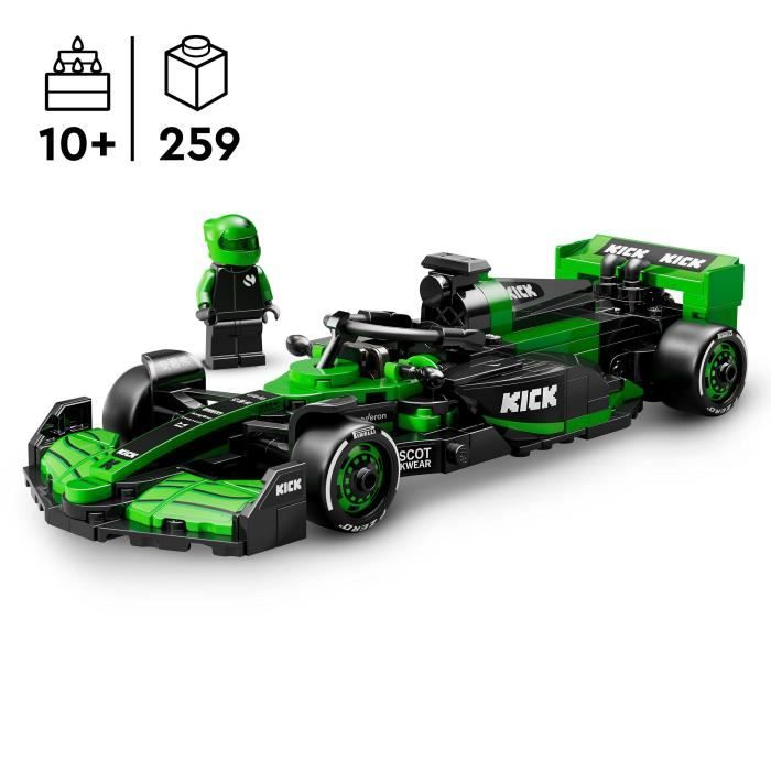 LEGO Speed Champions 77247 Voiture F1 KICK Sauber Team C44 Jeu de construction des 10 ans