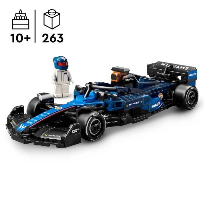 LEGO Speed Champions 77249 Voiture F1 Williams Racing FW46 Jeu de construction des 10 ans