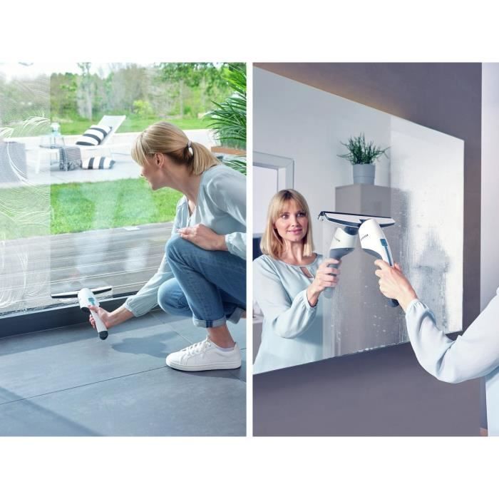 Aspirateur a vitres et salle de bains Nemo - LEIFHEIT - RÈservoir 60ml - Autonomie 45min - IPX7