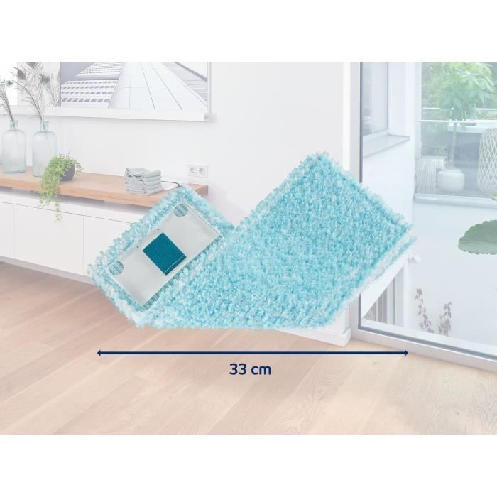 Housse super soft Leifheit 52122, housse de rechange pour balai serpilliere Clean Twist M Ergo / PowerClean, parquets, 1 piece