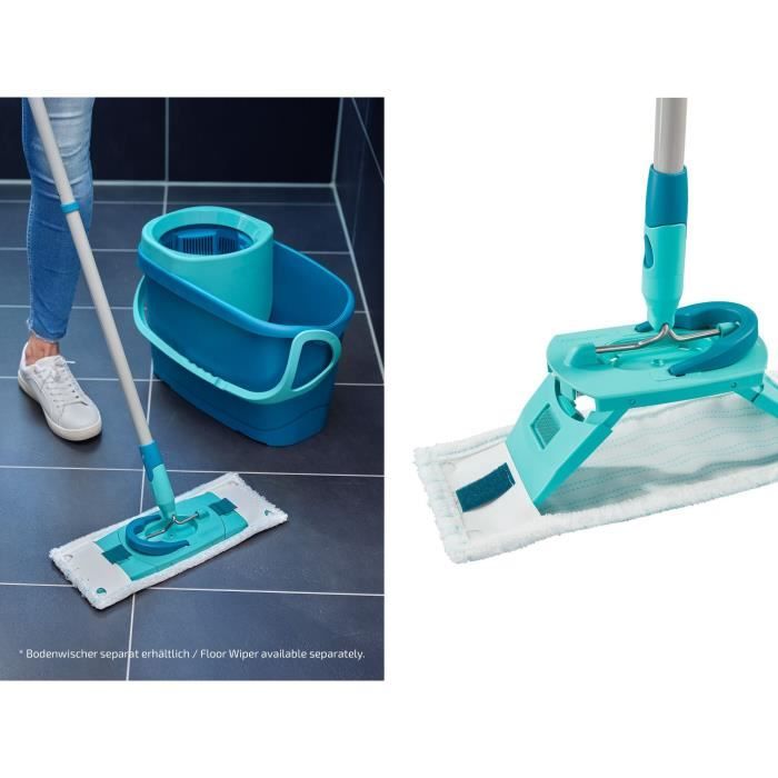 Housse micro duo Leifheit 52123, housse de rechange pour balai serpilliere Clean Twist M Ergo / PowerClean, tous sols, 1 piece