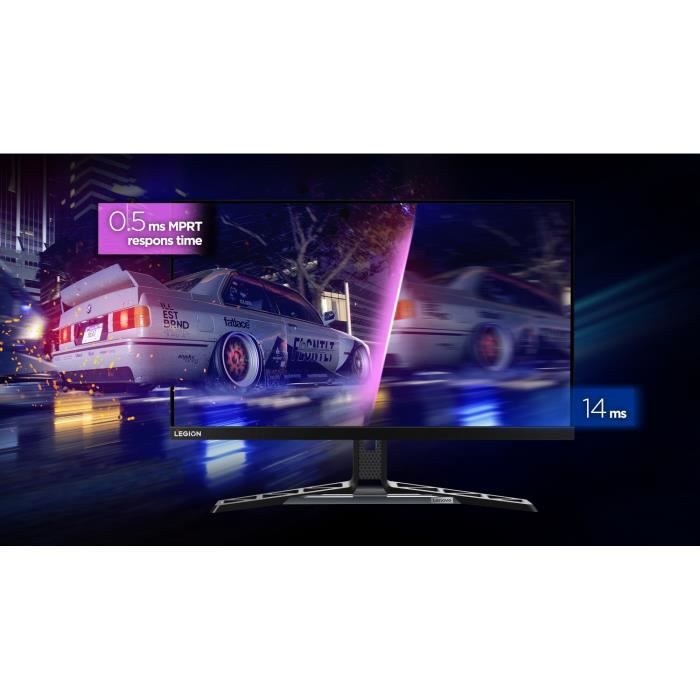 Ecran PC Gamer - LENOVO - 27 - FHD - 165Hz - Dalle IPS - 0,5ms - Ajustable en hauteur - 66F8GAC3EU