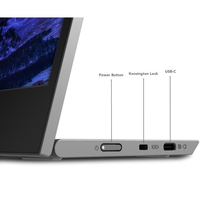 Ecran PC - LENOVO - 15,6 - FHD - 60Hz - Dalle IPS - 6ms - Ajustable en hauteur - 66E4UAC1WL
