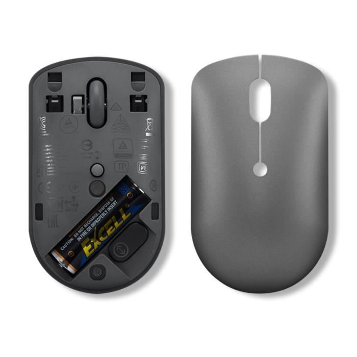Souris sans fil LENOVO 540 - Recharge USB-C - Compacte - Ambidextre