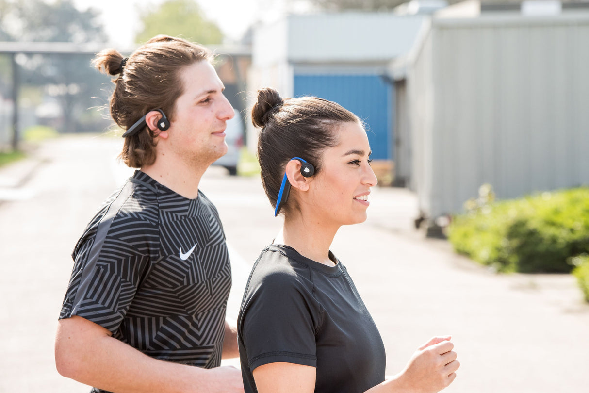 Casque Bluetooth a conduction osseuse - LENCO - HBC-200GY - Autonomie jusqu'a 8 heures - Étanche - Batterie rechargeable intégrée