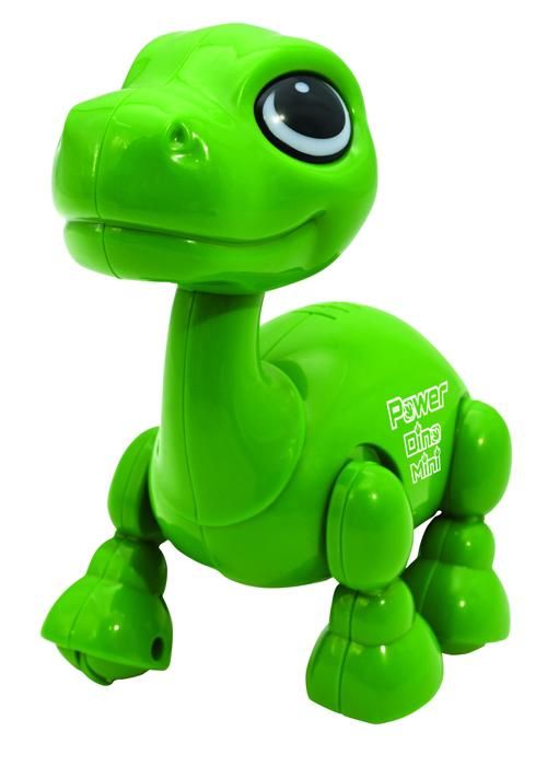 Power Puppy Mini - Robot dinosaure avec effets lumineux et sonores, contrôle par claquement de main, répétition