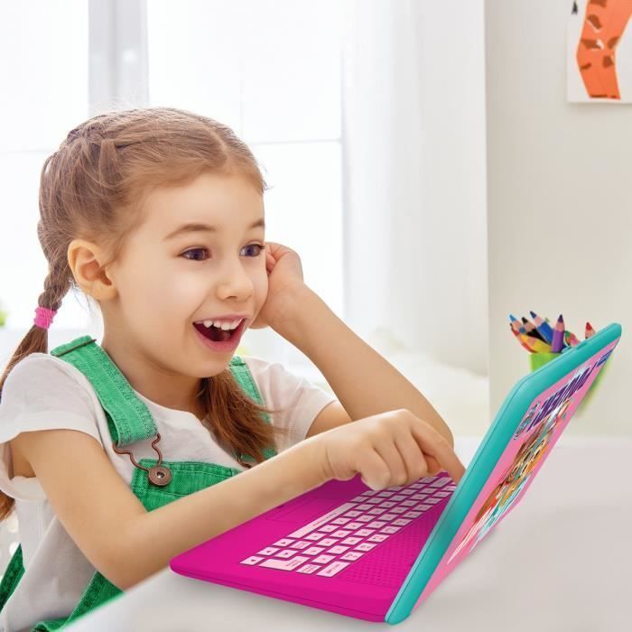 Ordinateur éducatif parlant La Pat Patrouille coloris rose – 124 activités en français et anglais