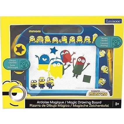 Lexibook - Ardoise Magique Minions - Format A5 avec accessoires magnétiques