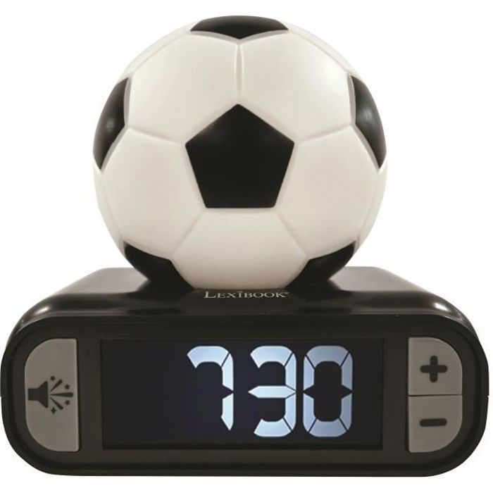 Réveil digital avec veilleuse Ballon de Foot et effets sonores