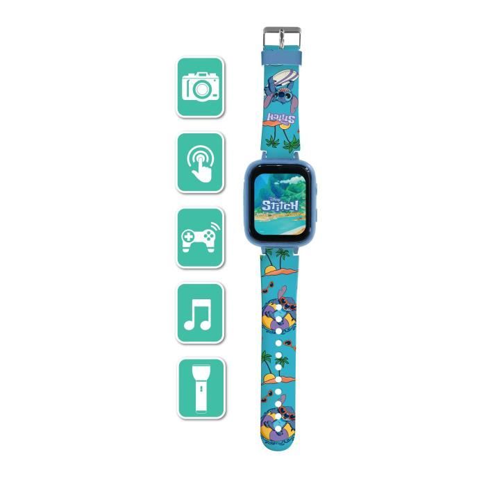 Montre avec Ècran couleurs Stitch avec camera et carte mÈmoire de 8 Go