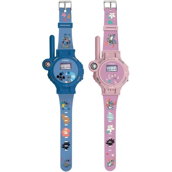Montre digitale Stitch avec fonction talkie-walkie portÈe jusqu'a 200 m