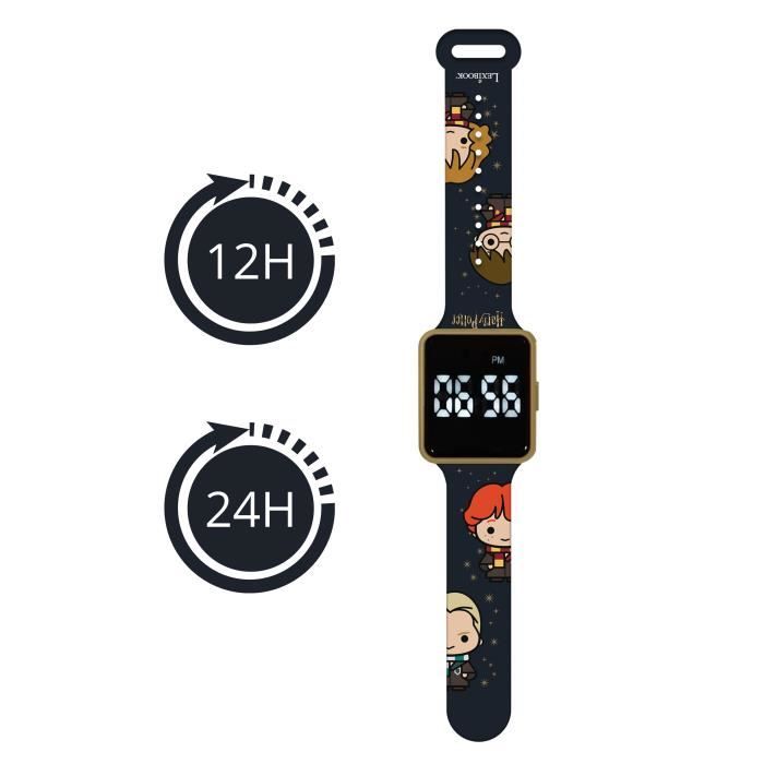 Lexibook - Harry Potter - Montre LED connectÈe - Bracelet ajustable