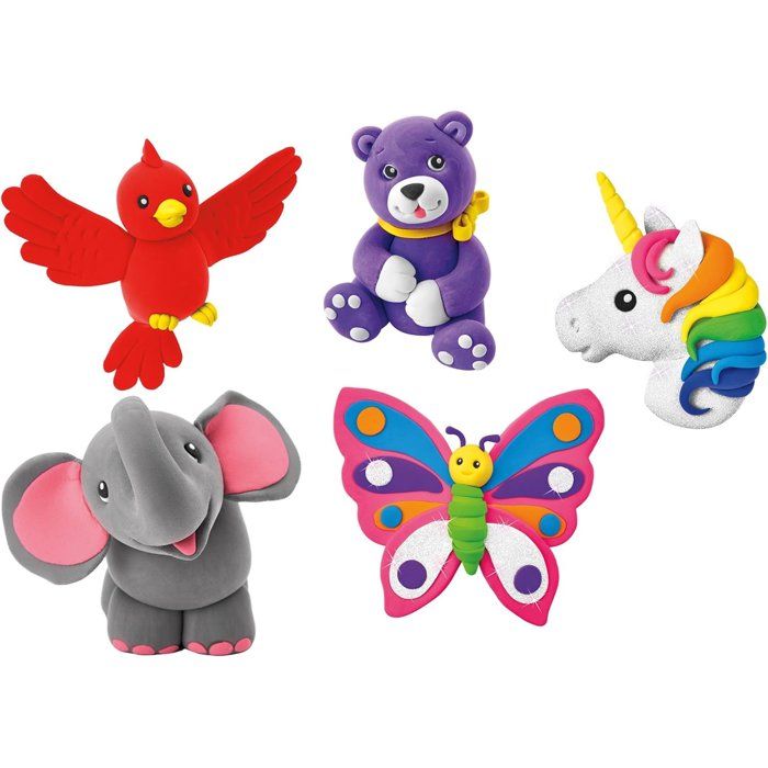 LEXIBOOK CRAZART - Pâte a modeler douce et malléable - 8 pieces - 3 ans
