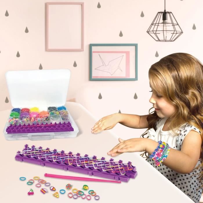 LEXIBOOK - Coffret géant studio élastique a tisser tout-en-un