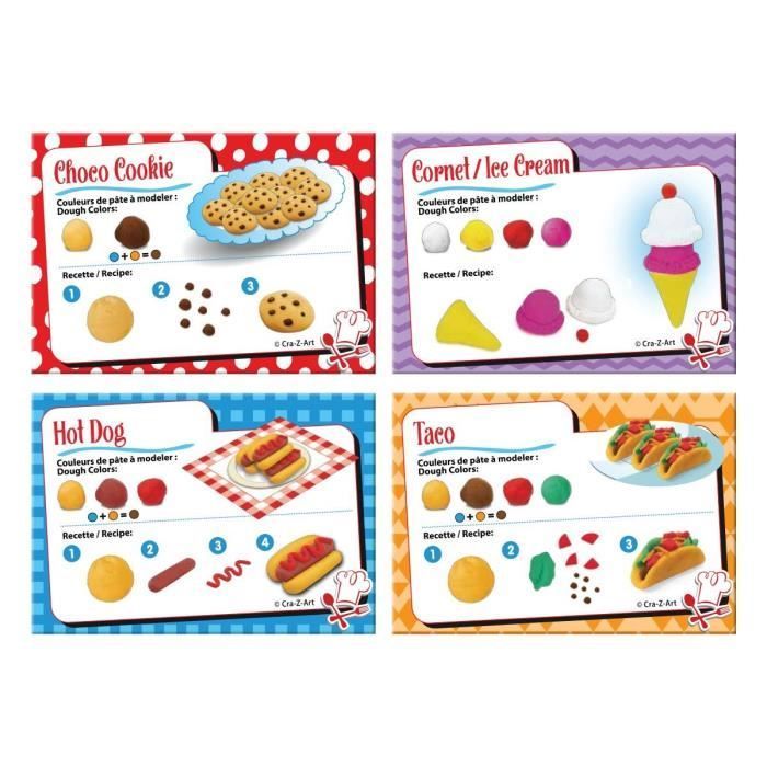 LEXIBOOK - Kit de pâte a modeler douce et malléable super chef