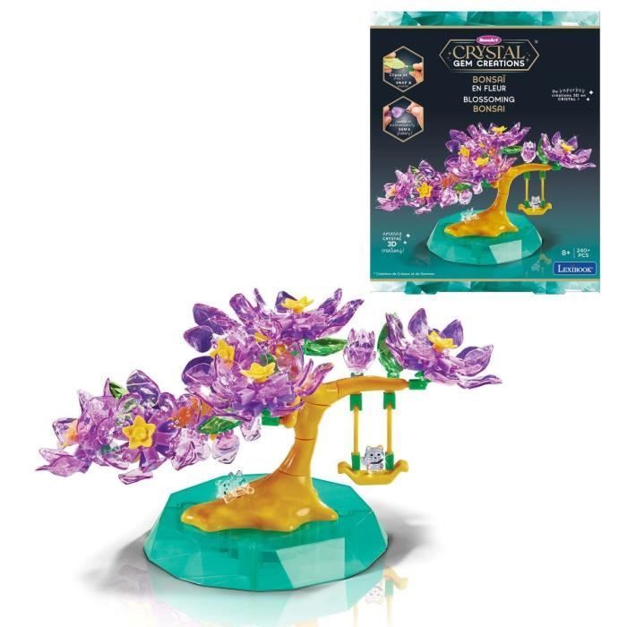 LEXIBOOK CRAZART - Crystal gem bonsai florissant