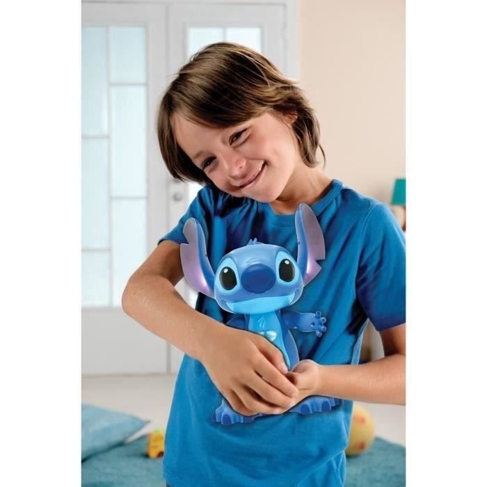 Stitch Robot interactif bilingue français anglais, Contrôle Gestuel et Télécommande, Réagit au Toucher, Programmable, L