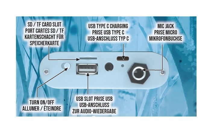 Enceinte KaraokÈ Enfant - LEXIBOOK - La Reine des Neiges - Bluetooth V5.0 - Effets Lumineux