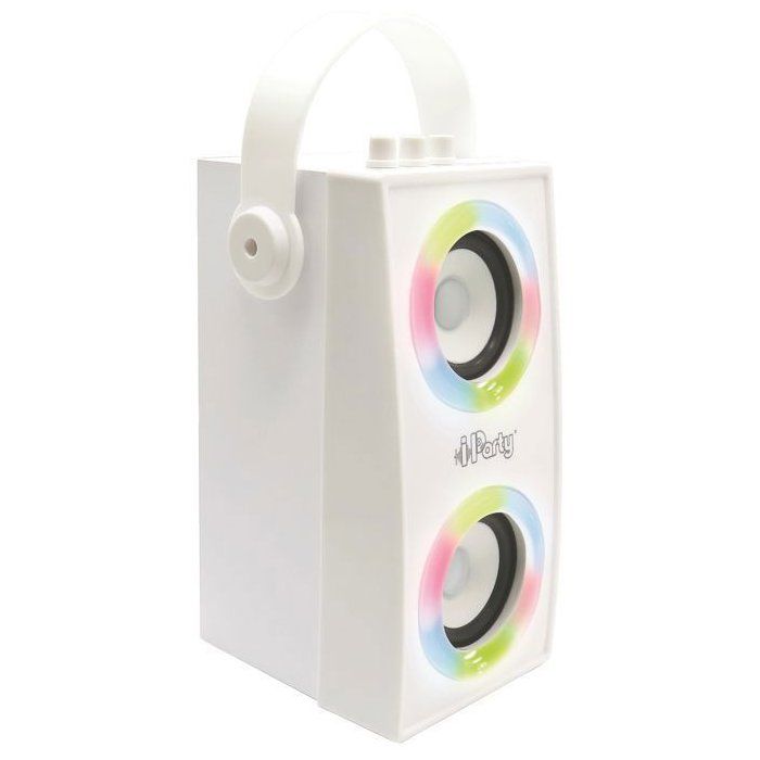 Enceinte Karaoké Enfant - LEXIBOOK - iParty - Bluetooth V5.0 - Effets Lumineux