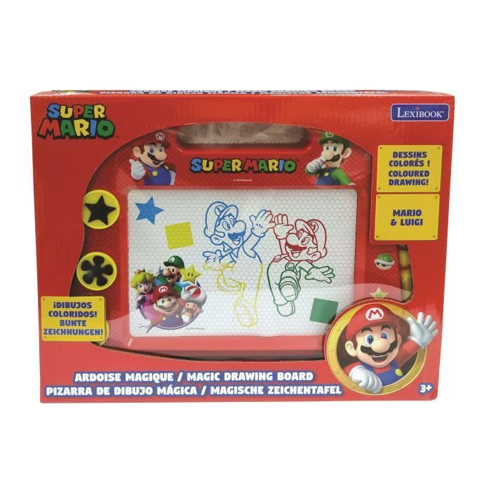 Ardoise magique A5 Super Mario avec accessoires magnÈtiques - LEXIBOOK