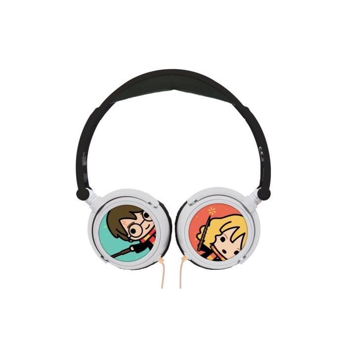 Casque stÈrÈo filaire pliable pour enfants Harry Potter - LEXIBOOK - Limitation de volume d'Ècoute