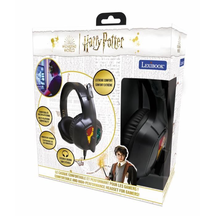 Casque audio - LEXIBOOK - Harry Potter - CompatibilitÈ multiplateforme - Effet de lumiere LED