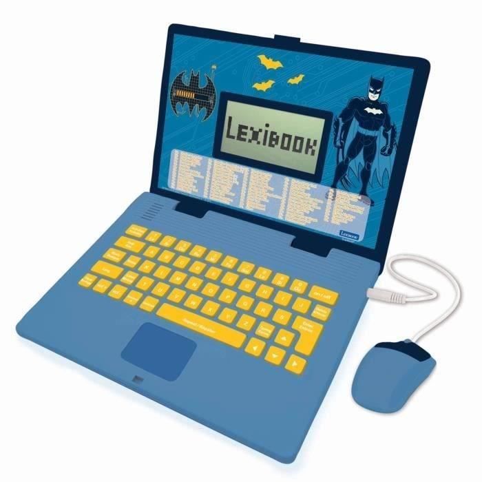 Ordinateur portable Èducatif Batman - LEXIBOOK - 124 activitÈs - FranÁais/Anglais