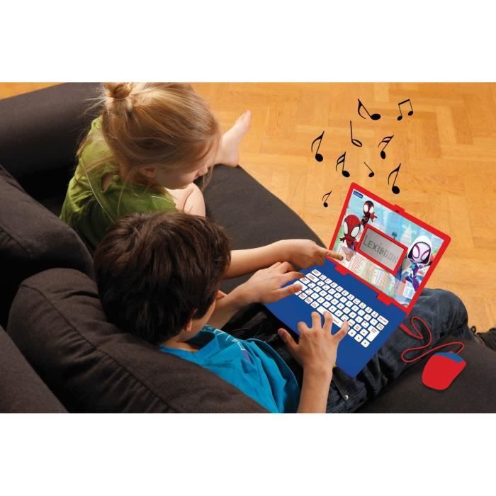 Ordinateur Educatif Bilingue Spiderman - LEXIBOOK - 124 activités