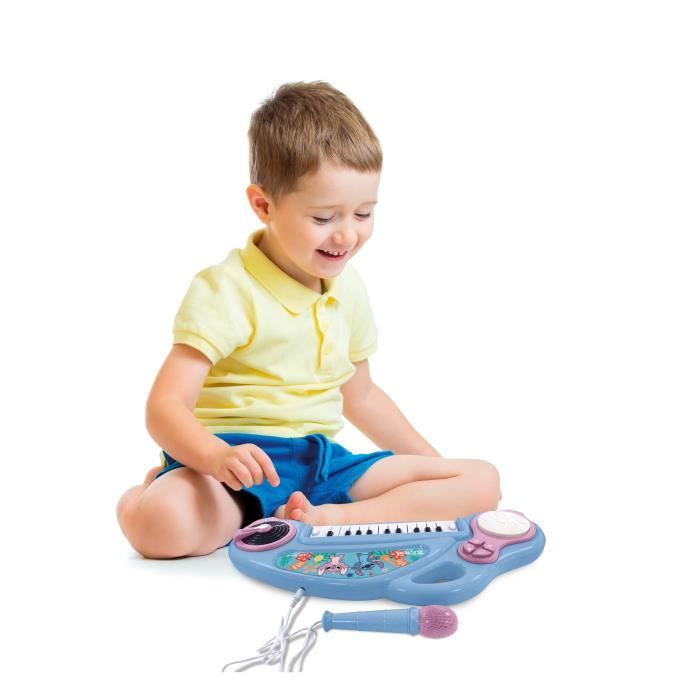 Piano électronique pour enfants Stitch avec effets lumineux