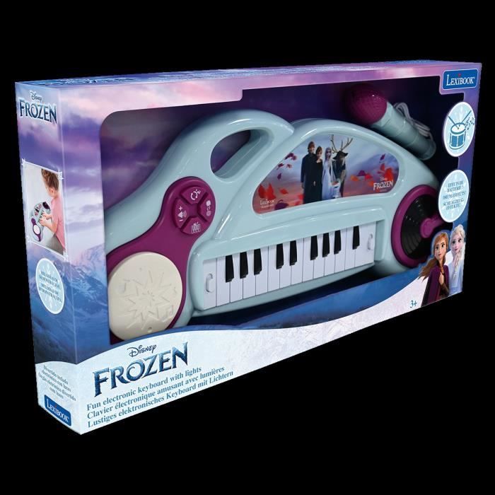 Piano électronique pour enfants La Reine des Neiges avec effets lumineux